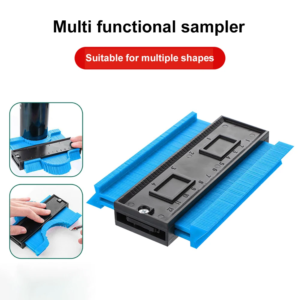Irregular measuring tool, radian ruler, contour gauge, multifunctional sampler, suitable for multiple scenarios