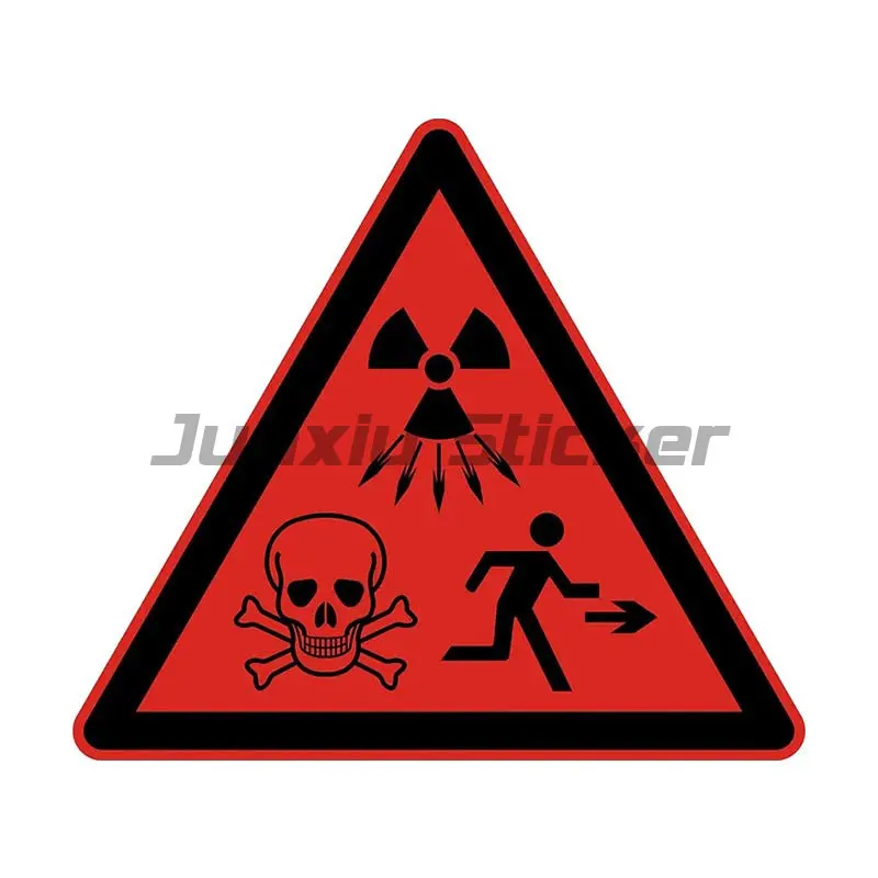 Stalker Radiation Symbol Nuclear Waste Science Cool Cool Gift Car Stickers and Decals Fashion Bumper JDM Vehicle Decoration