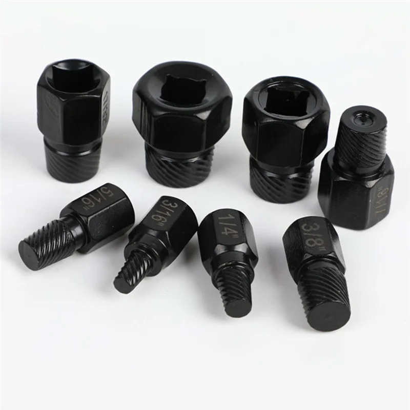 

AA21-26Pcs Screw Bolt Extractor Drill Bit Set Stud Teeth Demolish Stripped Broken Remover Tools