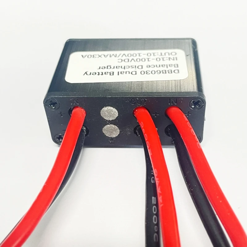 Konwerter rozładowywania podwójnego akumulatora, adapter do jednoczesnego podłączenia, moduł rozładowania zbalansowanego, części do e-bike'ów, 10V-100V, 20-50A — zdjęcie produktu 6