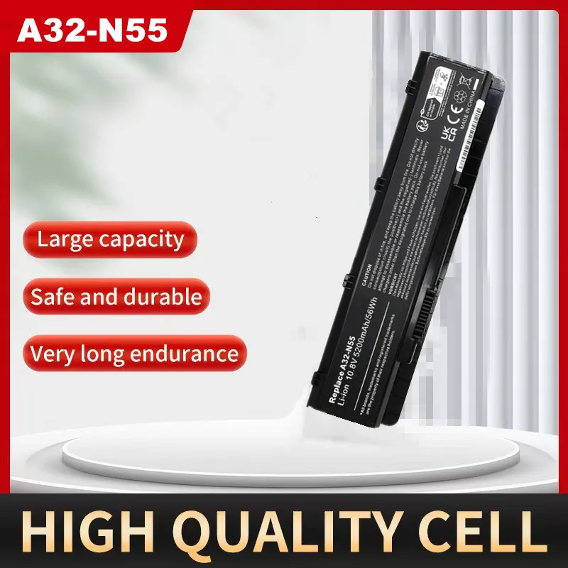 

A32-N45 A32-N55 Laptop Battery For ASUS N45 N45E N45S N45F N45J N45J N45JC N45SJ N45SN N45SF N45SL N45SV N55 N55E N55S