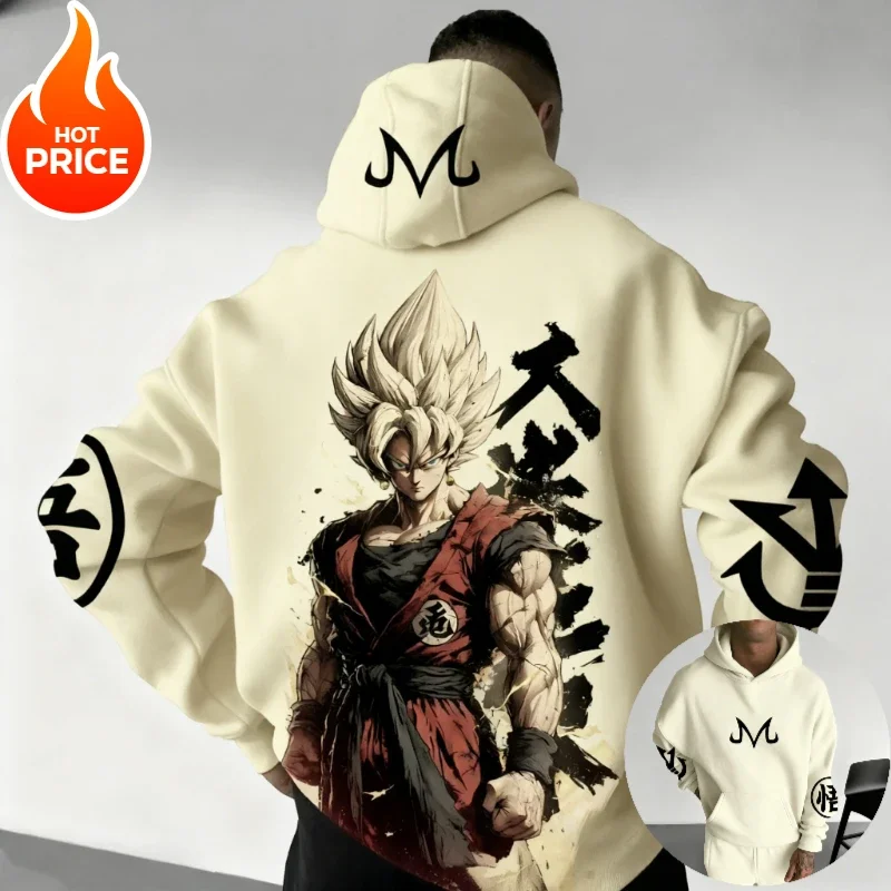 Son goku anime dragon ball harajuku 2026 streetwear masculino vintage hoodie inverno feminino oversized moletom com capuz manga longa topo