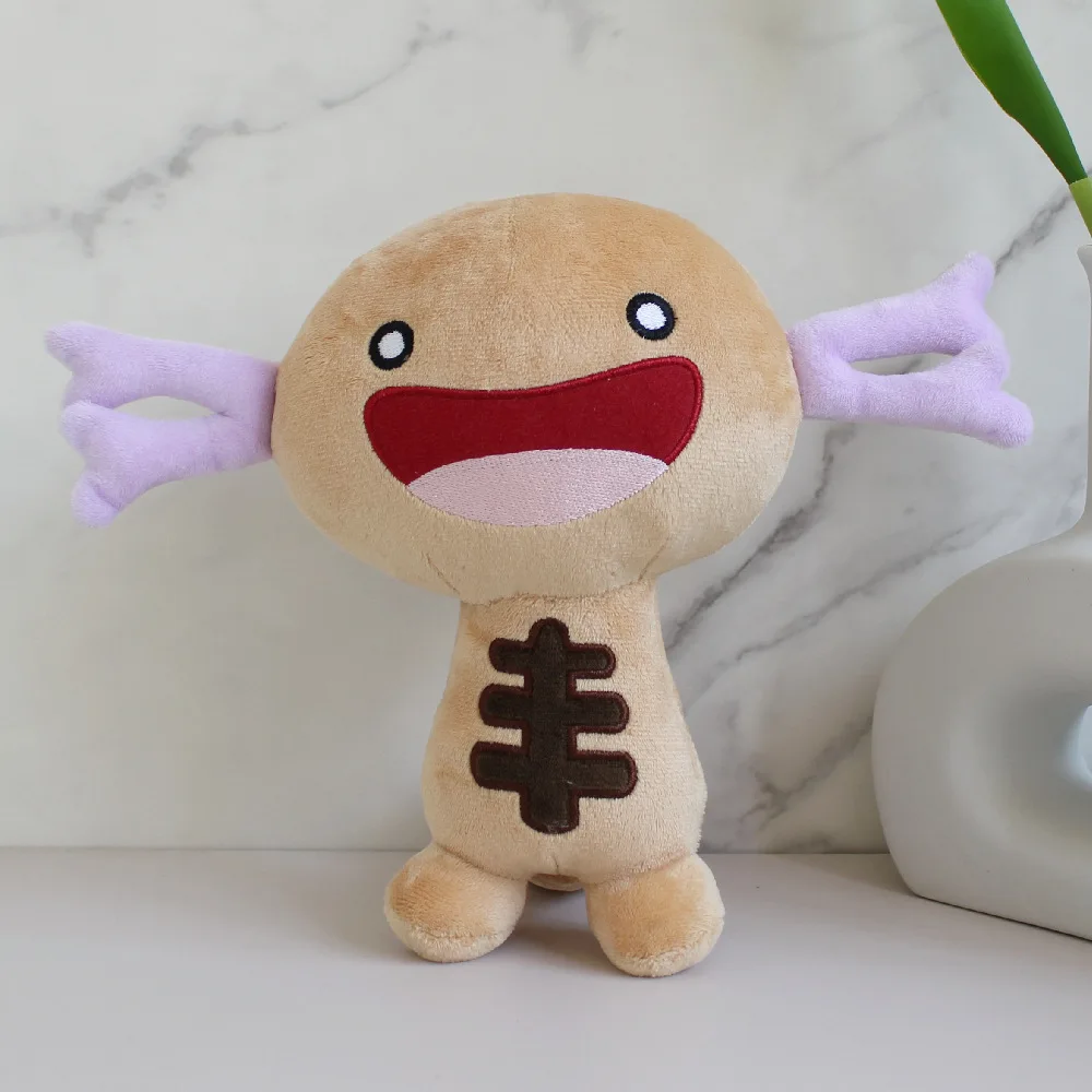 Caliente Paldean Wooper juguete de peluche Kawaii Wooper Paldean muñeca suave relleno juguetes de animales de peluche figura de juego de dibujos animados Wooper juguetes para chico
