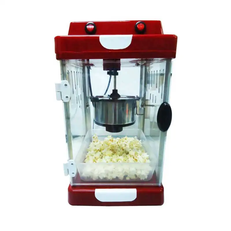 New Design PM-2017 Best Home Automatic Can Add Oil Or Sugar Popcorn Machine