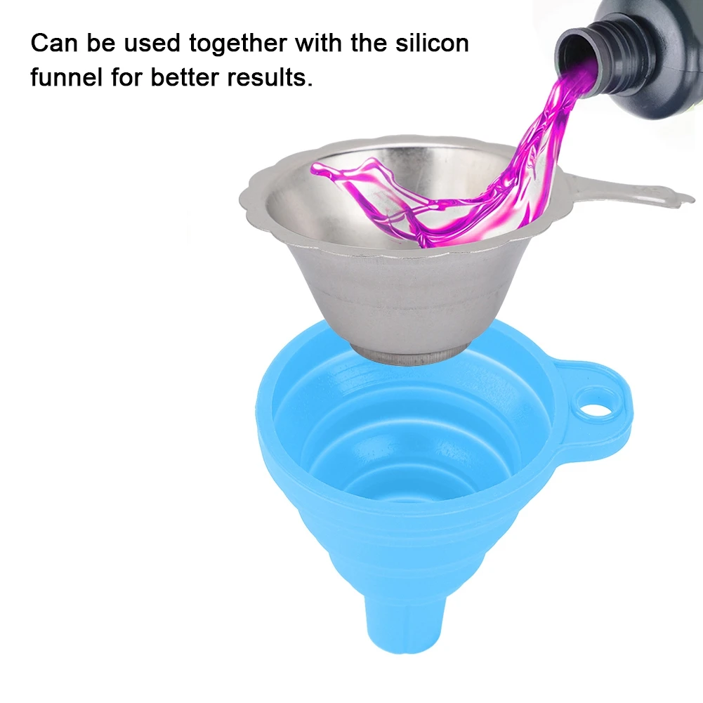 Accessori per stampante 3D Imbuto per filtro in metallo Accessori per stampante 3D Imbuto per filtro in metallo in resina fotosensibile per SLA/DLP (Argento)