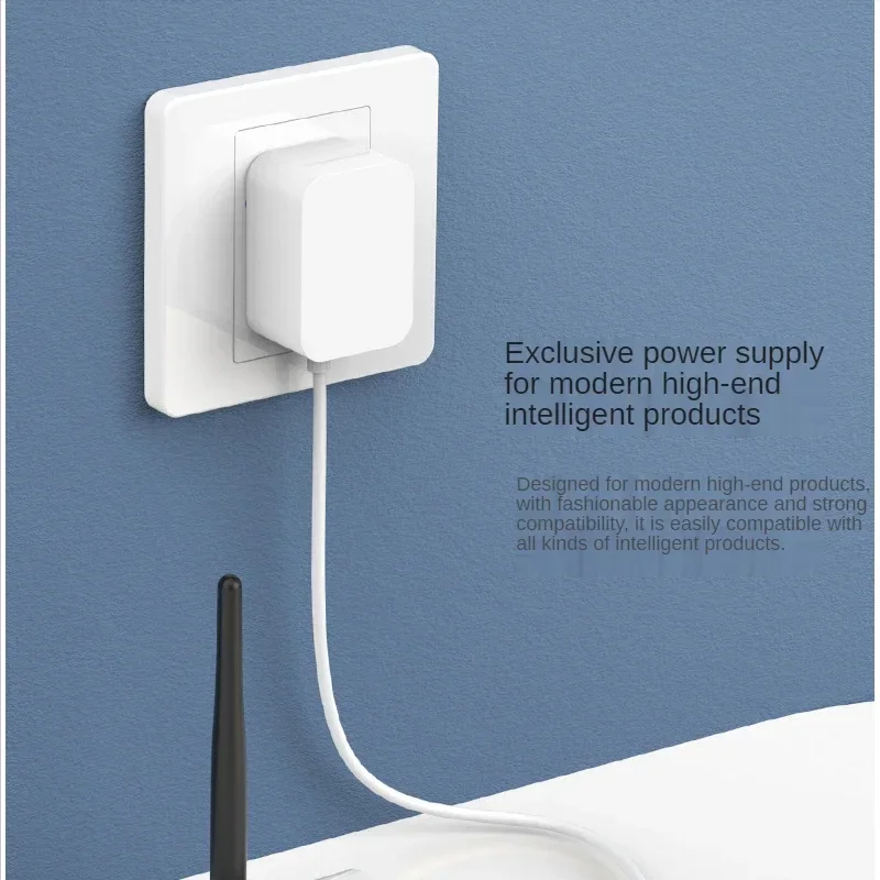 Power Adapter, 12V 1A, 24W DC Output, 90 - 240V AC Input, CE/GS Certified, EU Plug, 100cm Cable Charger Supply For Speakers Rout