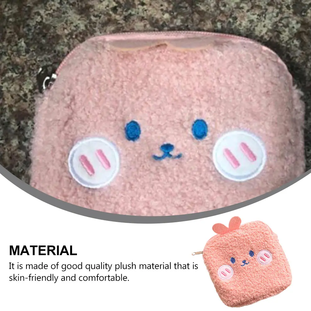 

Портативная сумка для гигиенических прокладок, 1 шт., милая сумка для хранения с героями мультфильмов для девочек, многофункциональная сумка для стирки, дорожная сумка (розовая)