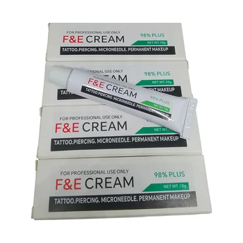 Neue F&E 98% Plus Tattoo Creme 10g Vor Permanent Make-Up Microblading Piercing Augenbrauen Lippen Hilfs Creme Tattoo entfernung