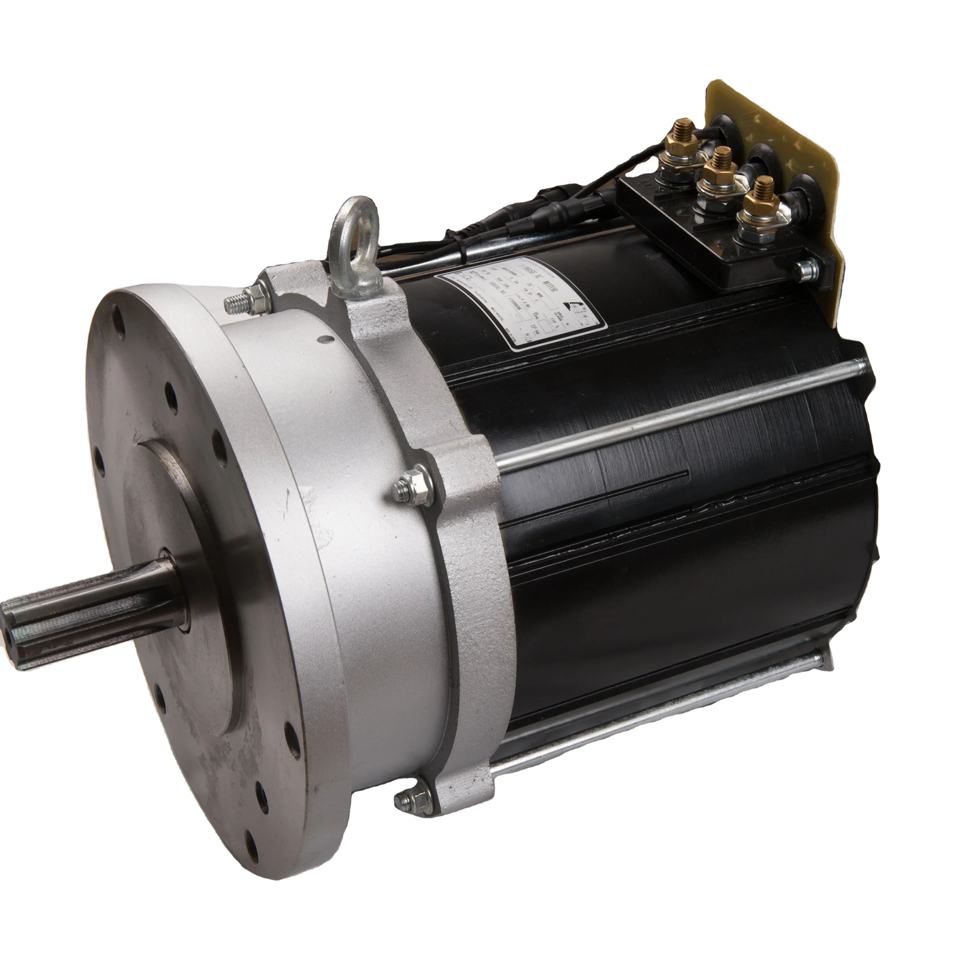 Motor de CA de 72V, 7,5 kW, funciona con controlador Curtis para EV