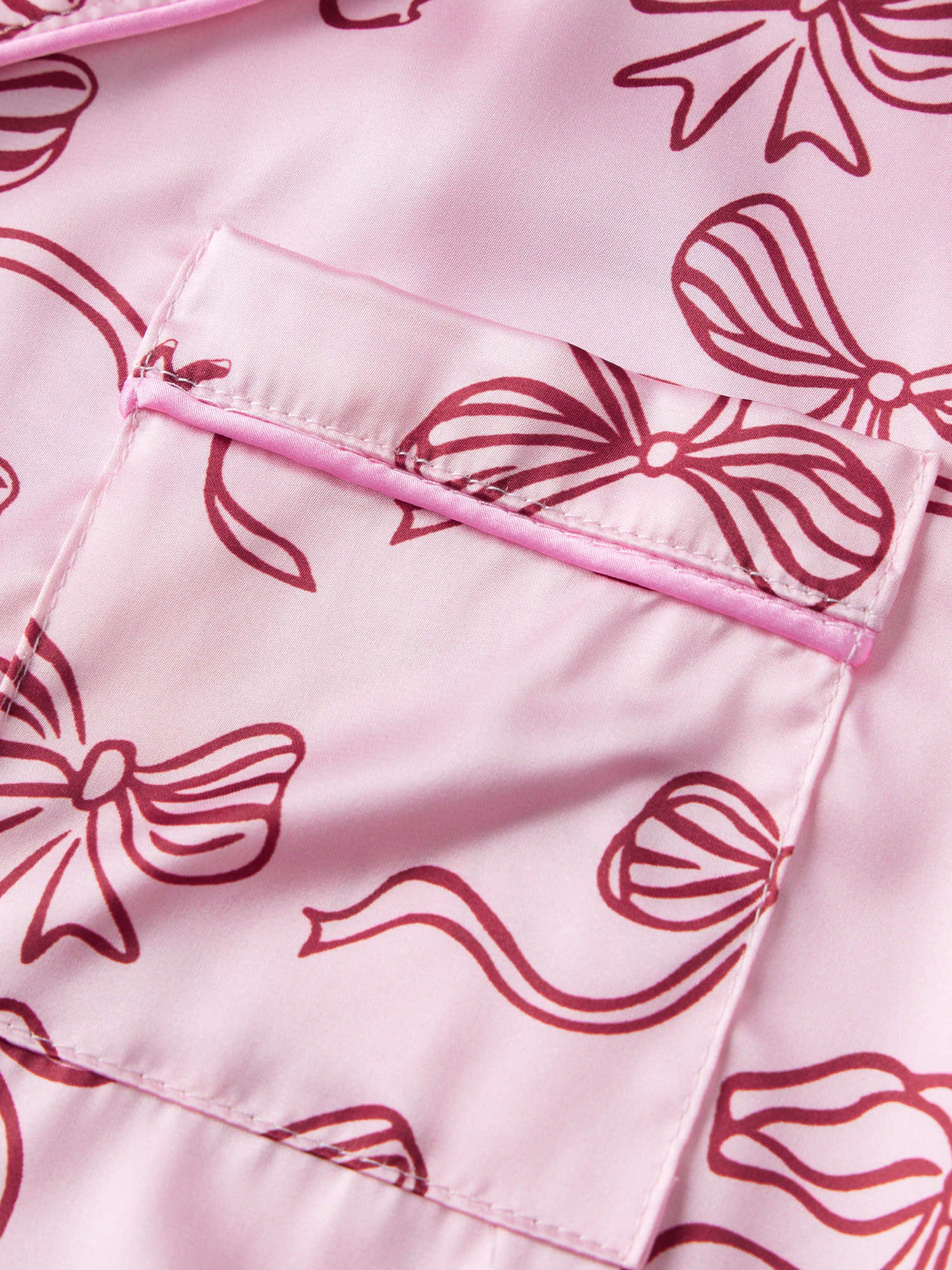 

Женский праздничный пижамный комплект с длинными рукавами и лацканами Санта-Клауса, рубашка с принтом рождественской елки и банта для уютных брюк