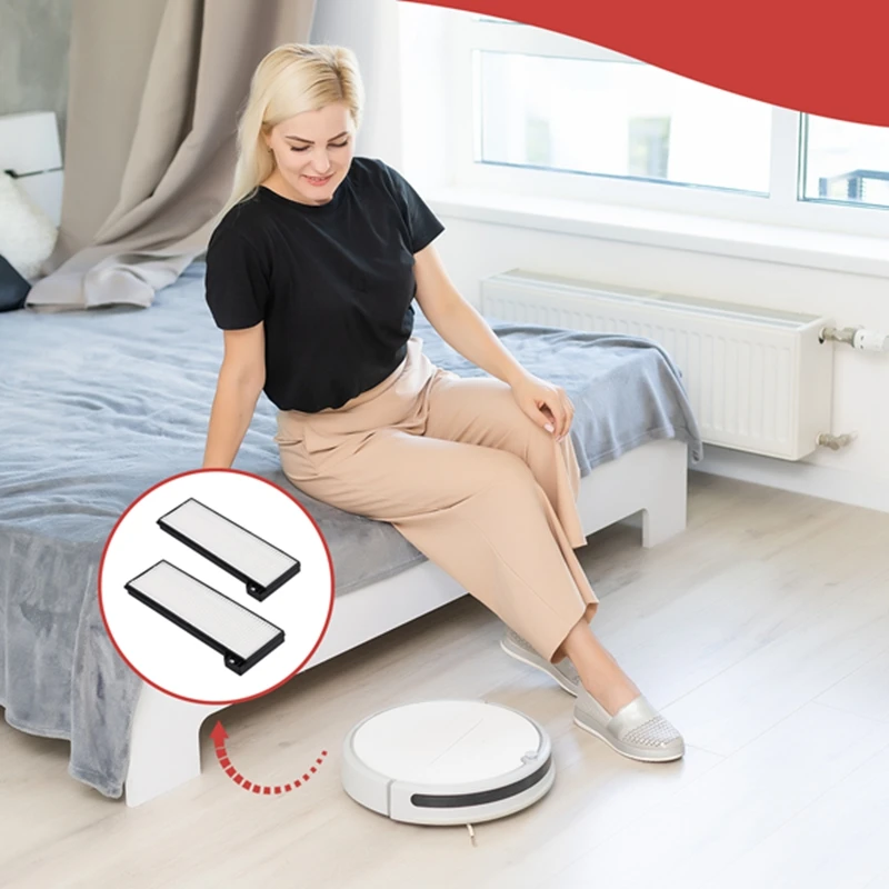 قطع غيار فراغية روبوت ، فلتر Hepa ، مناسب لـ Eufy X10 Pro