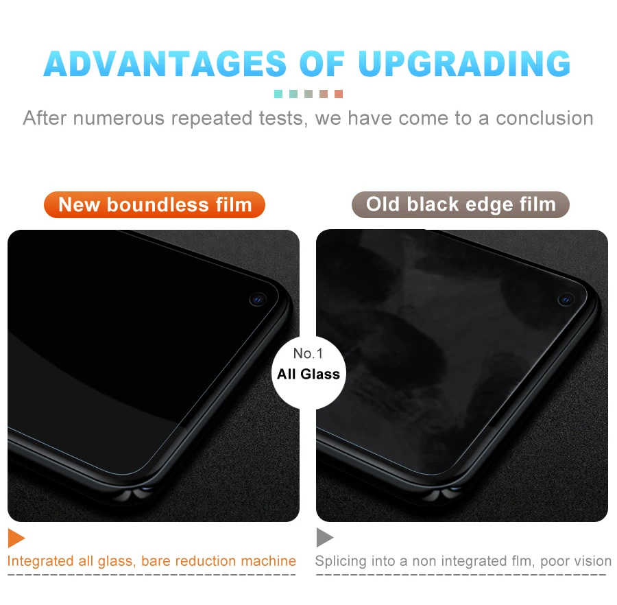 2Pcs Glass For Samsung Galaxy M42 M51 M52 M53 M55 M62 5G Screen Protector A41 A42 A51 A52 A53 A54 A55 A71 A72 A73 Tempered Film image 2