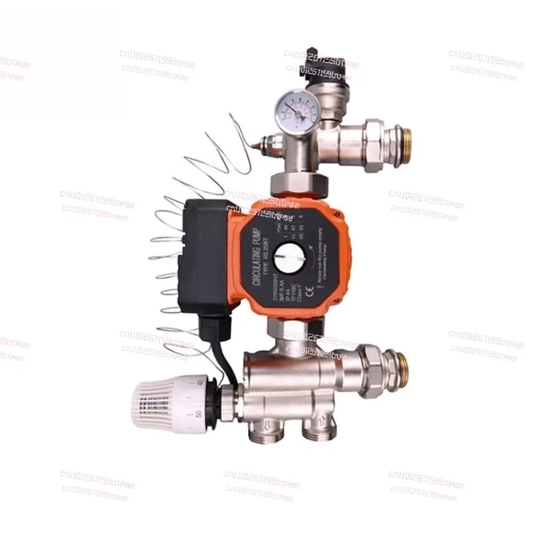 Cold Mixing Valve For Radiant Floor Heating System Thermostatic Control Water Circulating Pumps Manifold Hot