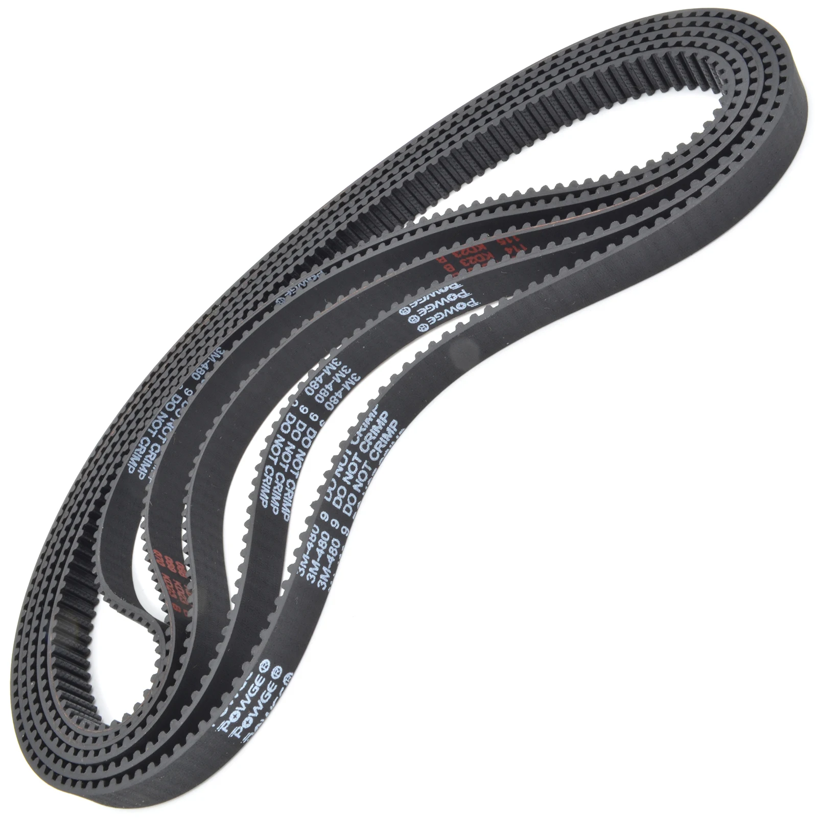 POWGE HTD 3M Timing belt Lp=450 453 456 459 462 465 468 471 474 477 480 483 486 489 492 495 498 501 504 507 Width 6-30mm Rubber