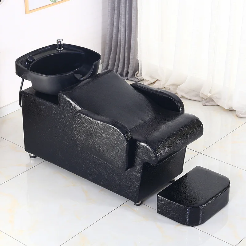 

Women Beauty Salon Chairs Professional Head Spa Hair Wash Hair Washbasin Shower Chair Shampoo Basin Reclining Chaise Coiffure