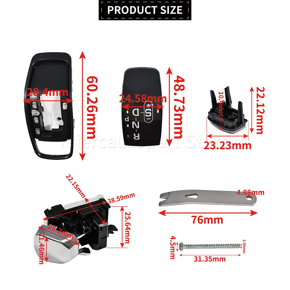 LR117072 Gear Shifter Module Kit For Land Rover Range Rover Evoque / Sport L494 2014+ & Discovery Sport