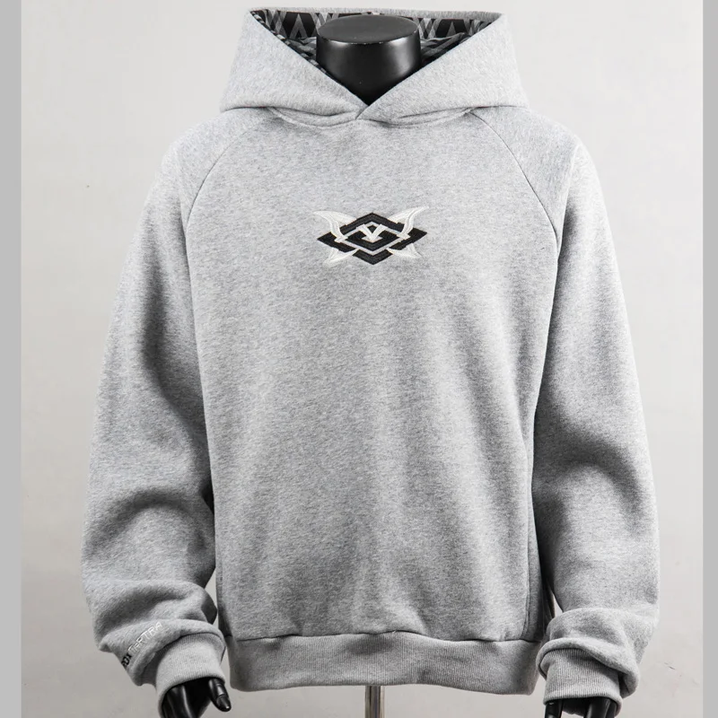 

New High-quality Men's Women's Grey Mertre Sweatshirt American Style Street Fashion Brand Hooded Sweatshirt Stock