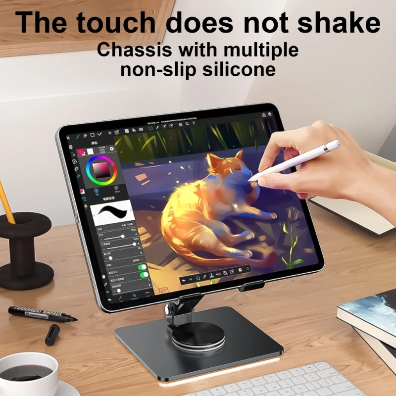 Desk Phone Stand Convenient & Stable Tablets Stand for 4-13inch Phone/Tablets