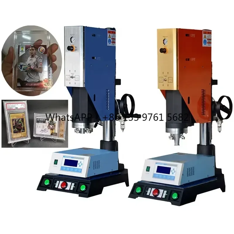 WSQ PSA Clear Graded Card Slab Ultrasonic Plastic Welding Machine for Sports Grading Card Acrylic Case Sealing DNA Sonic