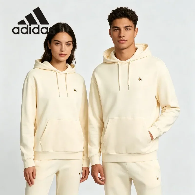 adidas Multi Pocket Training Hoodie Utility Design Adjustable Hem Outdoor Fitness PulloverJW8518 1PCS
