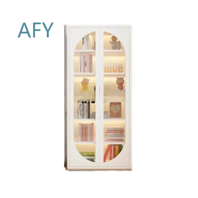 Metal Bookcase for Office Organizer Magazine Rack Children Study Shelf Living Room Furniture Home Storage Solution Modern