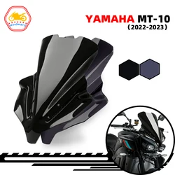 Motorcycle Accessorie Touring Windshield Visor Windscreen Fits For YAMAHA MT10 MT-10 2022 2023 2024 MT 10 SP 22-24 Double Bubble