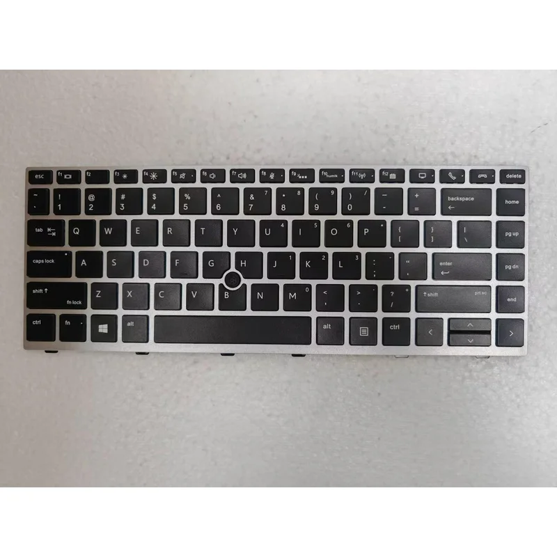 f  For HP ZBook 14u G5 14u G6 Keyboard Backlit pointer Silver frame US