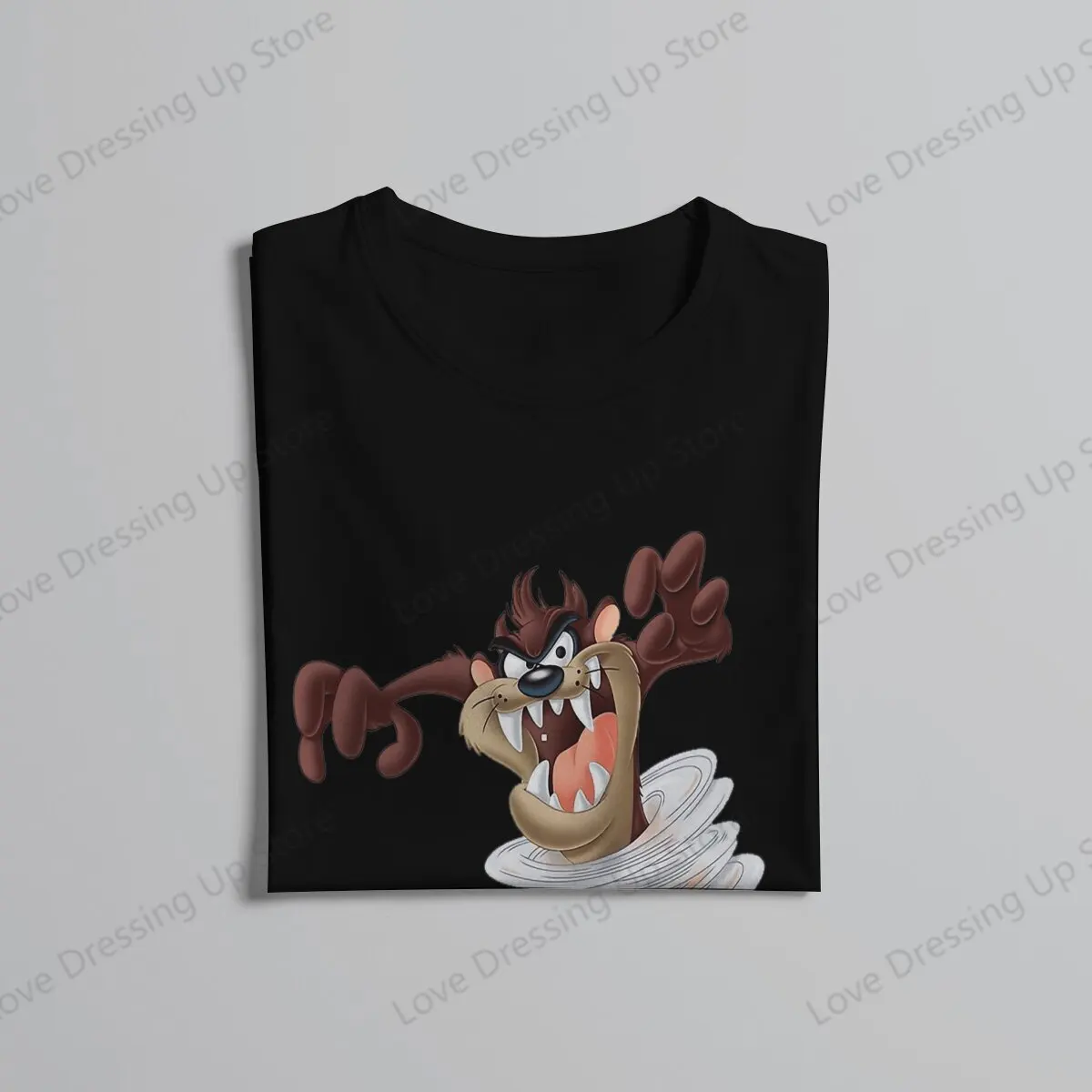 Taz Cartoon Anime 100%Pure Cotton Sport Men T-Shirt Tasmanian Devil Short sleeve Tshirts O-Neck Tee Funny Tops