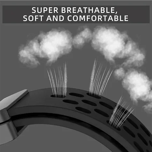 Imagen 2 del producto Correa de silicona para Redmi Watch 4/5 8/9Pro, Correa deportiva con hebilla magnética para Mi band 8 pro/9 pro, Correa de 20/22mm, pulseras transpirables