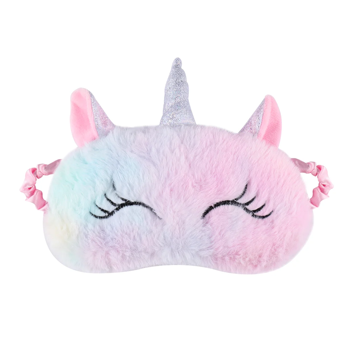 Fenical Plush Patch Shading Eye Patch Cartoon Animal Eye Patch Sleeping Eye Patch (Pink) sleep patch cartoon eye patch