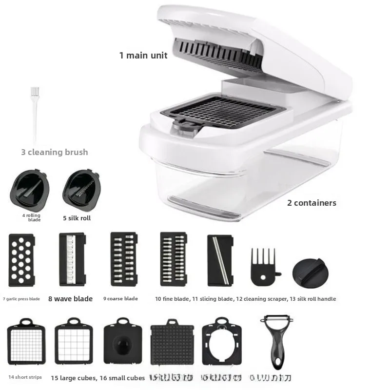 

Multifunctional Kitchen Vegetable Cutter Dicer Tool for Home Use Potato And Carrot Shredder Slice Machine Easy to Clean