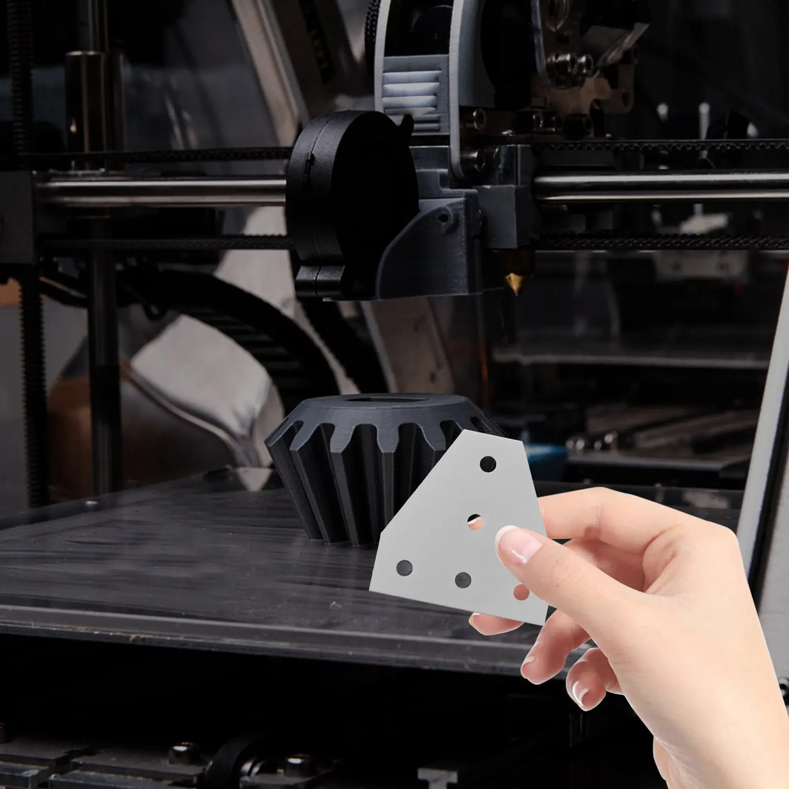

6Pcs T Type 5 Hole Joint Plates Aluminum Angle Brackets for 2020 Profile Frame Reinforcement 3D Printer Adjustable Corner