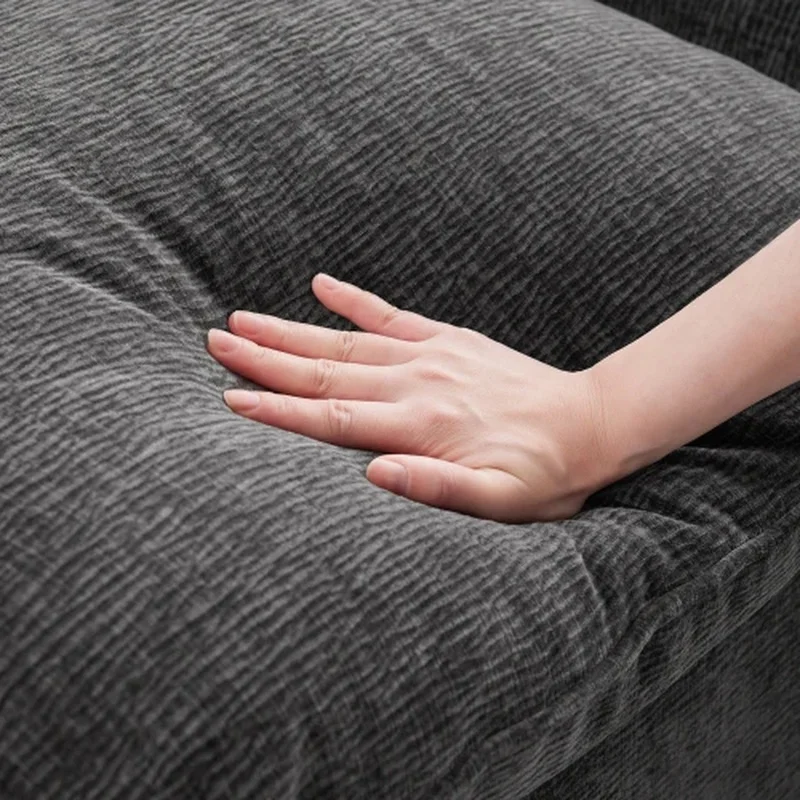 U-Shaped Modular Sofa, 7-Seater Chenille Sectional Couch Set, Freely Combinable Furniture for Living Room, Apartment, Office