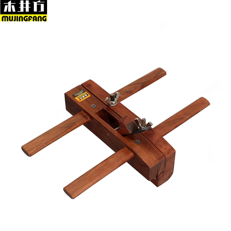 Rosewood Groove Planes Edge wooden Convex Bottom Planer,Adjustable blade Carpenter Willow Grooving Groove Wood Slotting tools