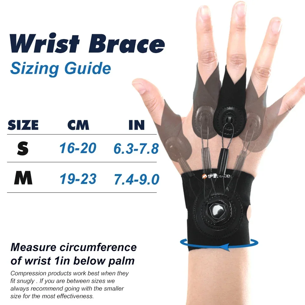 Adjustable Knuckle Immobilizer Brace - 1PCS Orthopedic Finger Splint for Broken Fingers, Trigger Finger & Arthritis