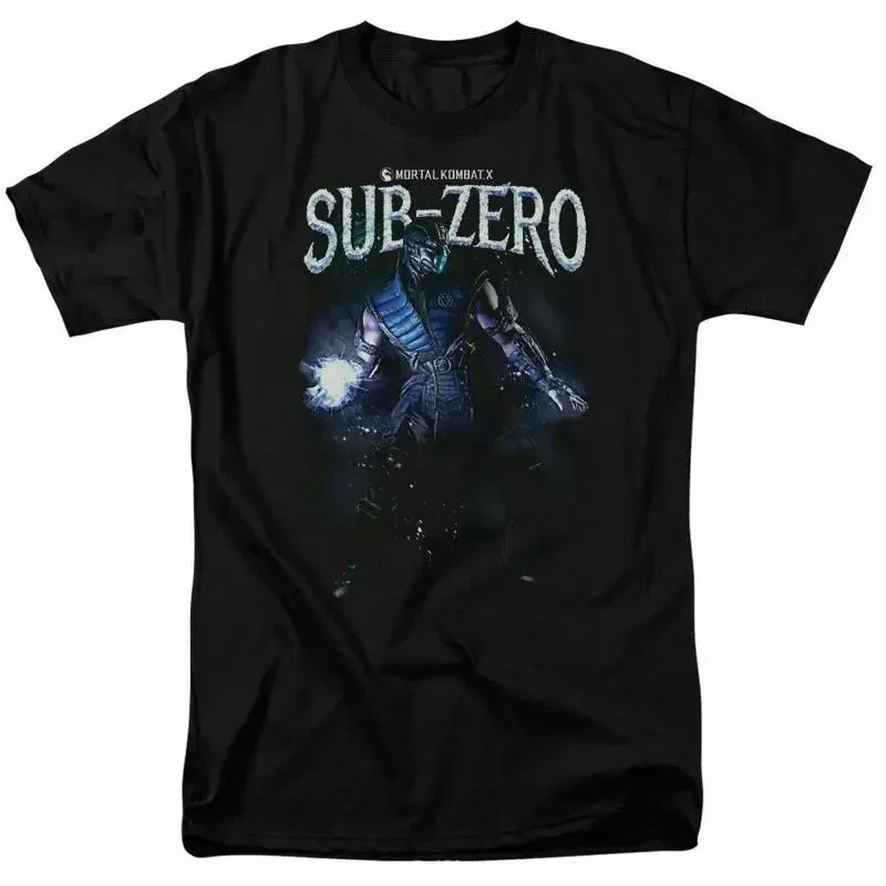 Mortal Kombat Sub Zero T Shirt Licensed Comic Book Video Game Tee Black