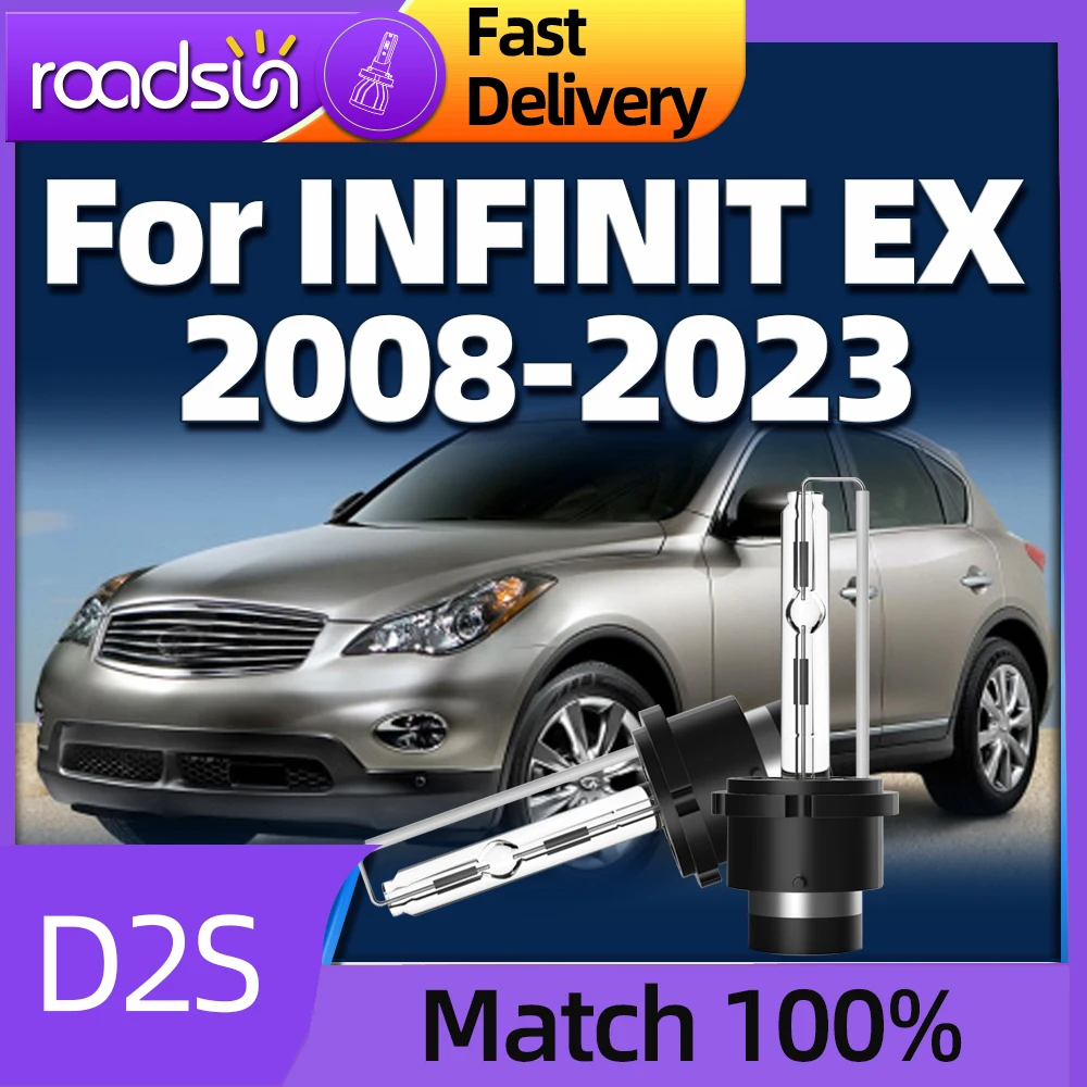 

2PCS HID 35W Xenon Standard Headlight D2S Car Light For INFINIT EX 2008 2009 2010 2011 2012 2013 2014 2015 2016 2017 2018-2023