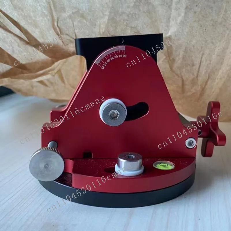 Large latitude adjustment seat, for harmonic equatorial instrument, large load