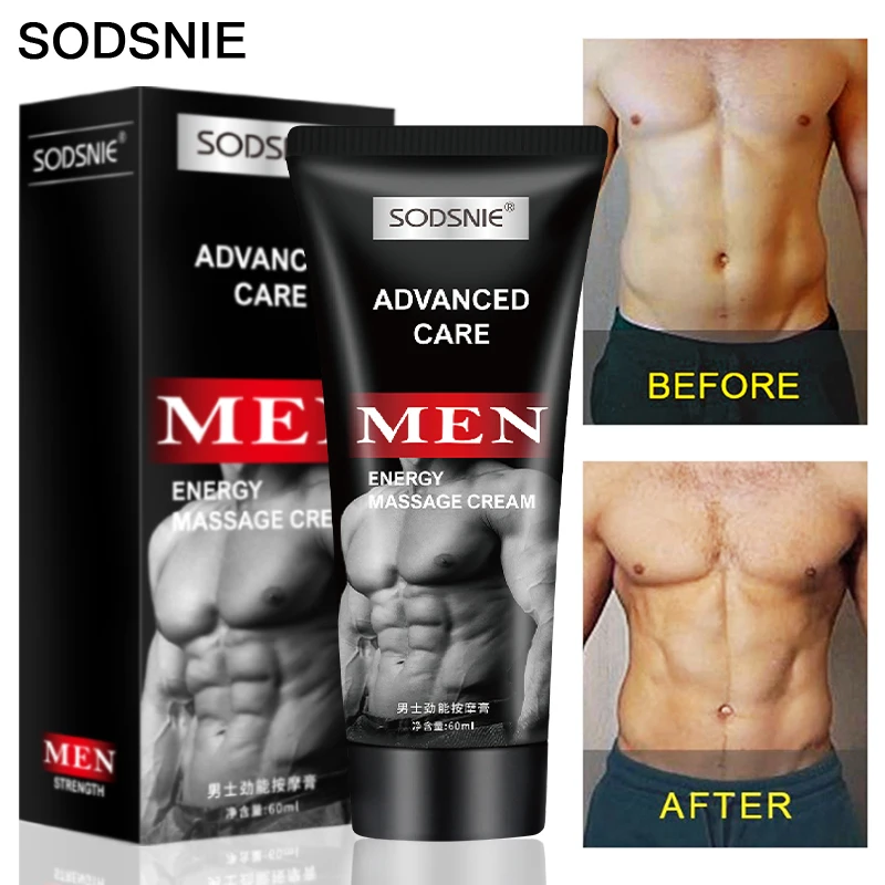 60ml Ginseng Massage Cream Abdominal Muscle Remove Cellulite Anti-Cellulite Slim Loss Weight Product for Men Skin Tightening