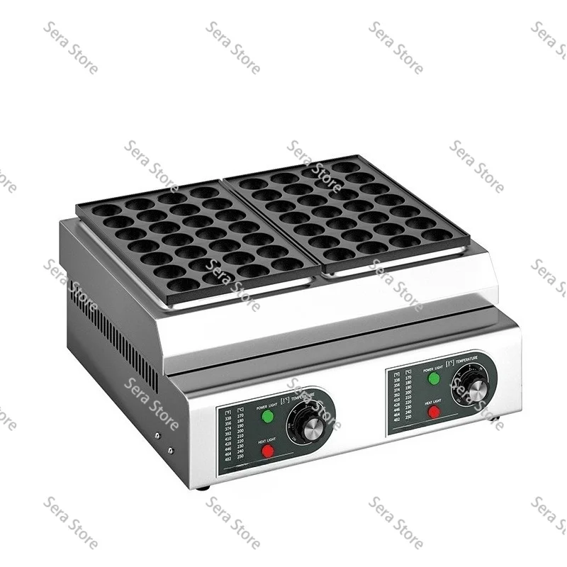 Commercial Electric Gas Dual Plate Takoyaki Machine Fish Ball Grill Street Snack Egg Baking Equipment