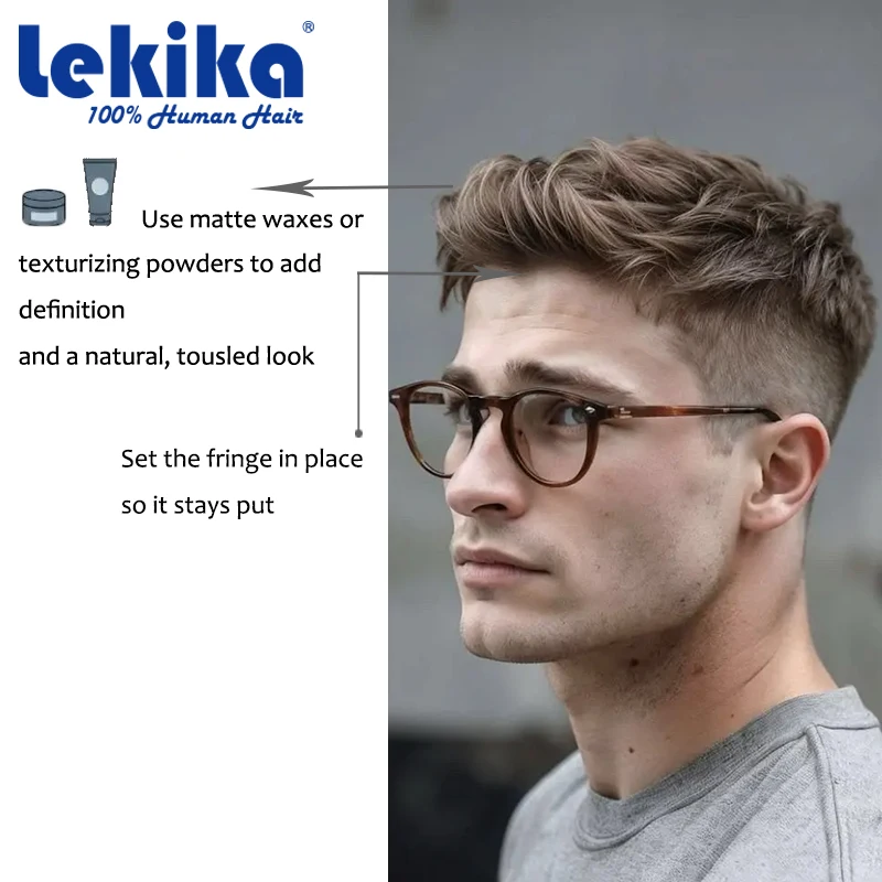 Pre-Cut Australia Men Capillary Prosthesis Remy Hair System V-LOOP Hairline Capillary Prosthesis Man&Natural Hair 6'' Toupee Men