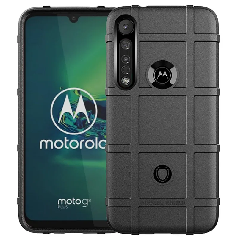 Anti Knock Phone Cover for Moto G8 Plus G8+ Shockproof Silicone Shield Case for moto one vision plus Armor Matte Rubber Cases