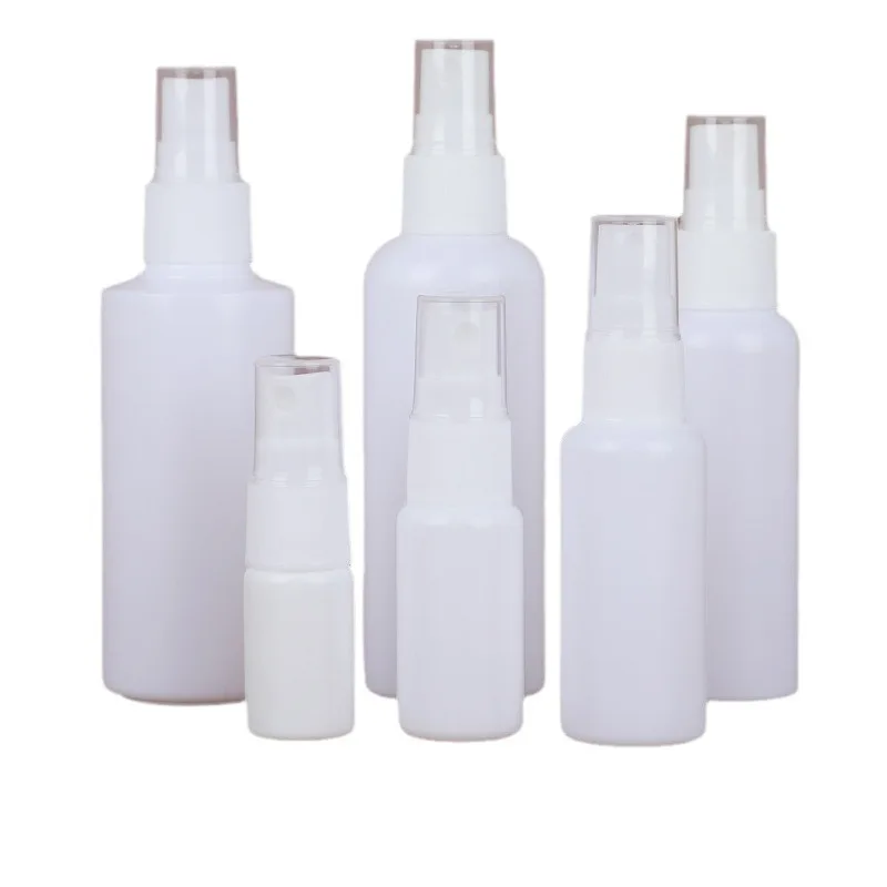 20/50/100pcs 10/20/30/50/100ml White Spray Bottle Light Proof Small  Alcohol Disinfectant Subpackage Spray Bottles Wholesale