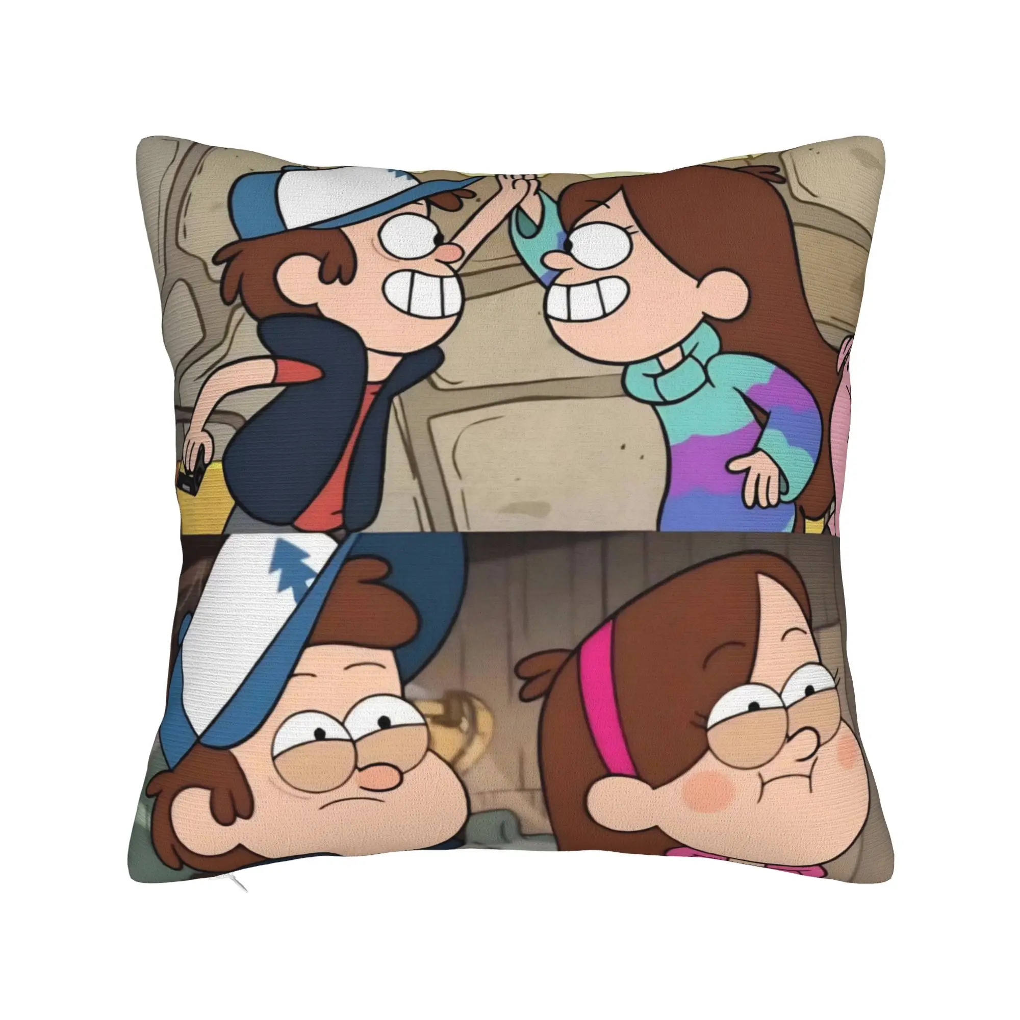 G-Gravity Falls Pillow Covers Merch Printing Cushion Cover Decorations  Throw Pillow Case Cover Home Multi-Size