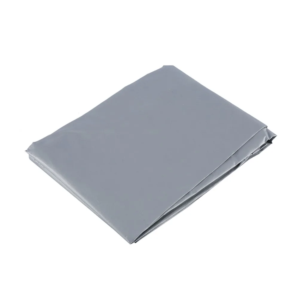 100x200cm Waterproof Rain Cover PEVA Silver Motorcycle Rain Cover Sun Rain Wind Proof Motorcycle Protective Cover Outdoor Use