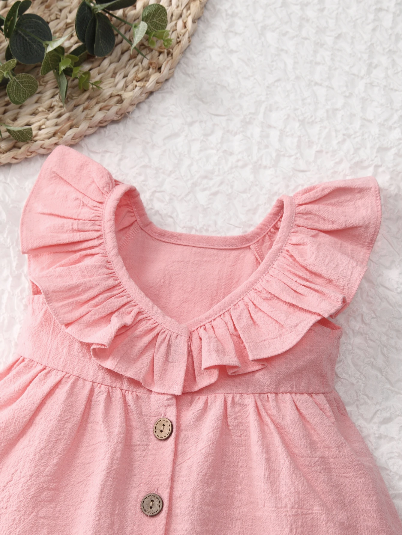 Summer Beautiful Casual children outfits baby girls backless bowknot girls frock Pink dress