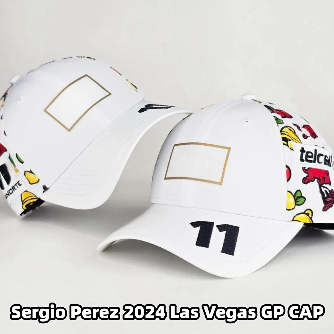 2024 Checo Perez Las Vegas Bull Racing GP CAP Sergio Perez Verstappen Las Vegas GP Baseball Cap F1 Cap Formula 1 Baseball Cap