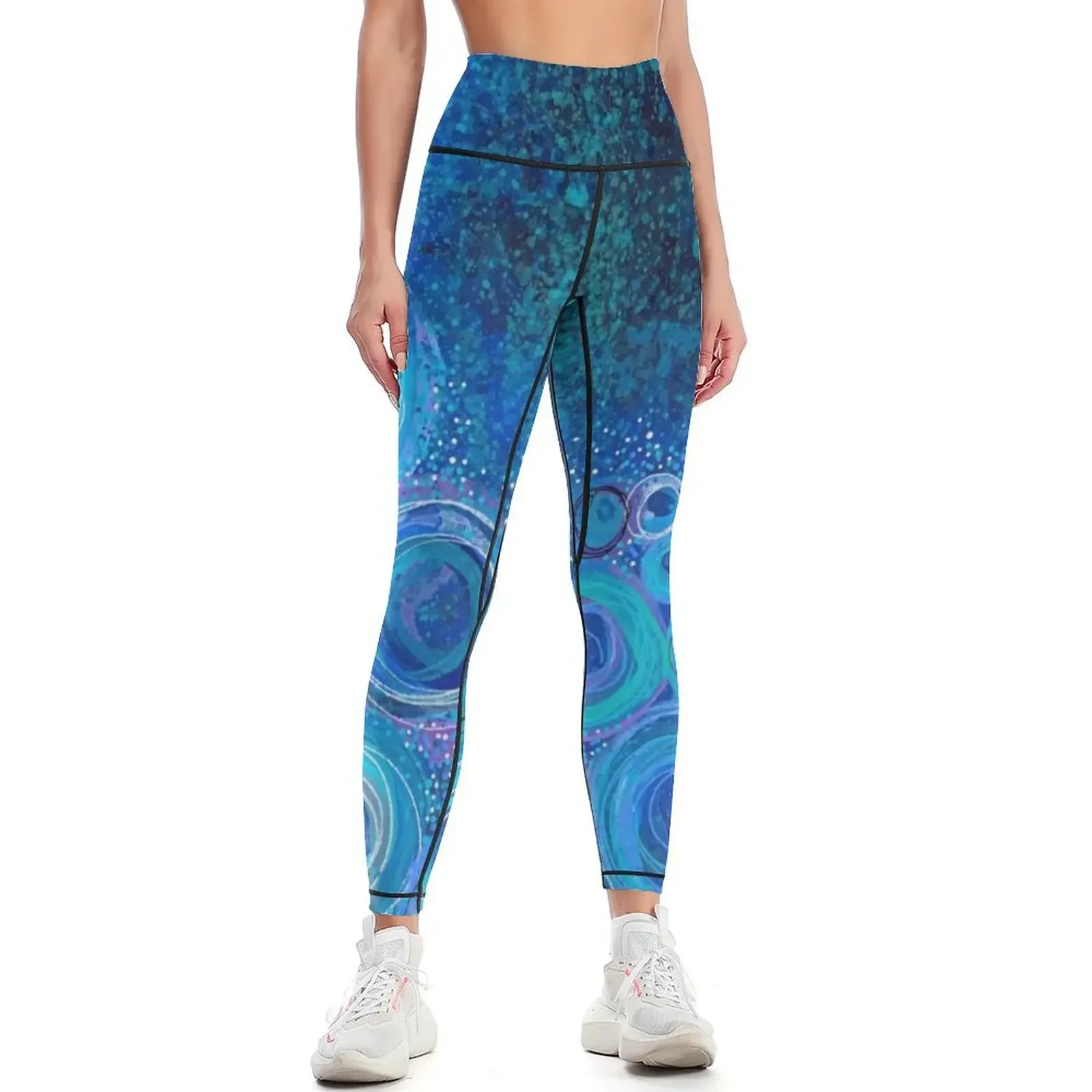 

The Sound Of The Sea Leggings Sportswear woman gym legings for fitness flared gym sportswear woman Womens Leggings