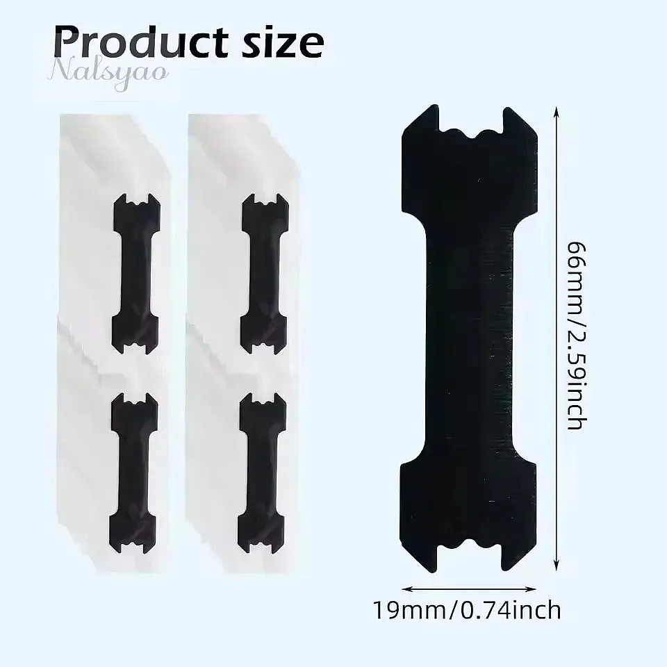 60/10PCS Non-Invasive Anti Snoring Strips Black Nose Strips Extra Strength Nasal Strips Better Sleeping for Adult Child