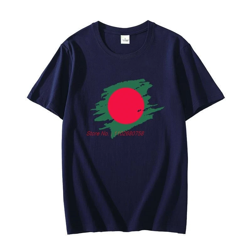 Flaga Bangladeszu męska koszulka Bangladeshi krykiet wsparcie sportowe dumny top Tee Hipster obszerna koszulka męska bluza Tees